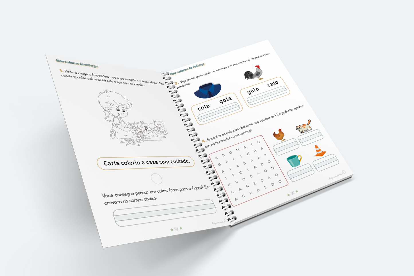 Meu caderno de reforço, em .pdf