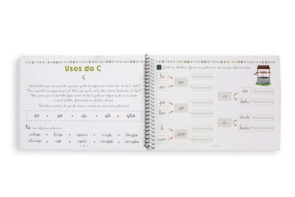 Meu caderno de alfabetização: volume 3