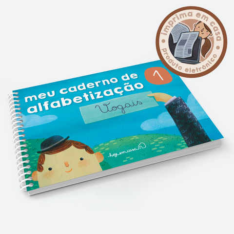 Meu caderno de alfabetização: volume 1, em .pdf