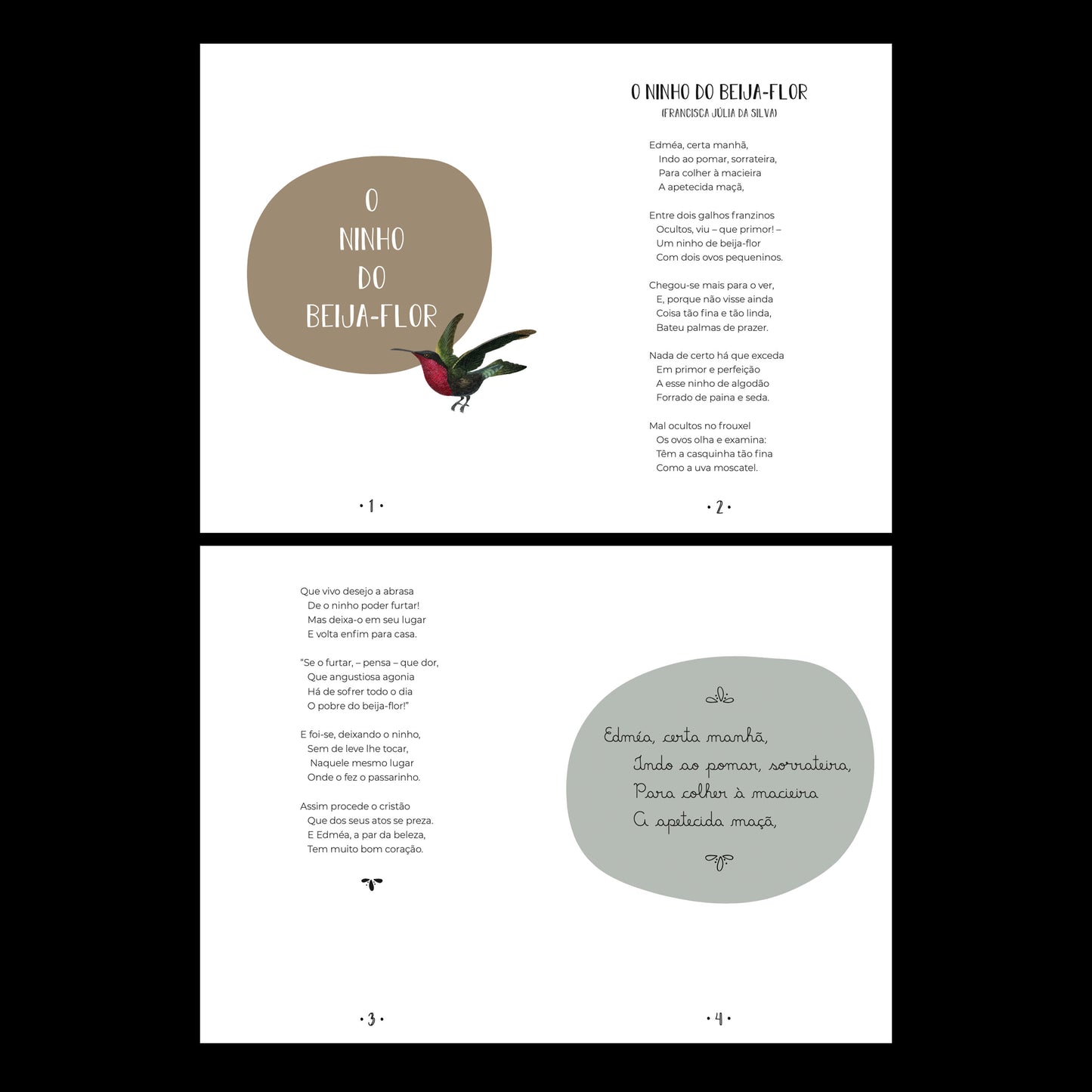 Caligrafia com poesia, em .pdf