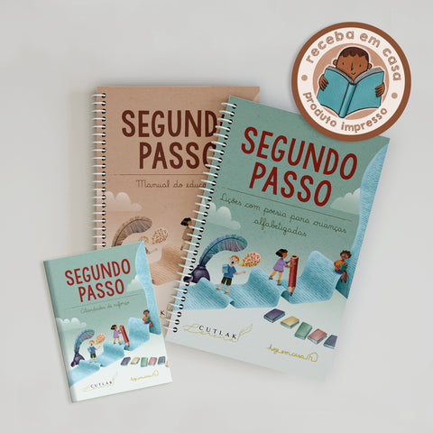 Segundo passo: lições com poesia para crianças alfabetizadas, 3 vols.