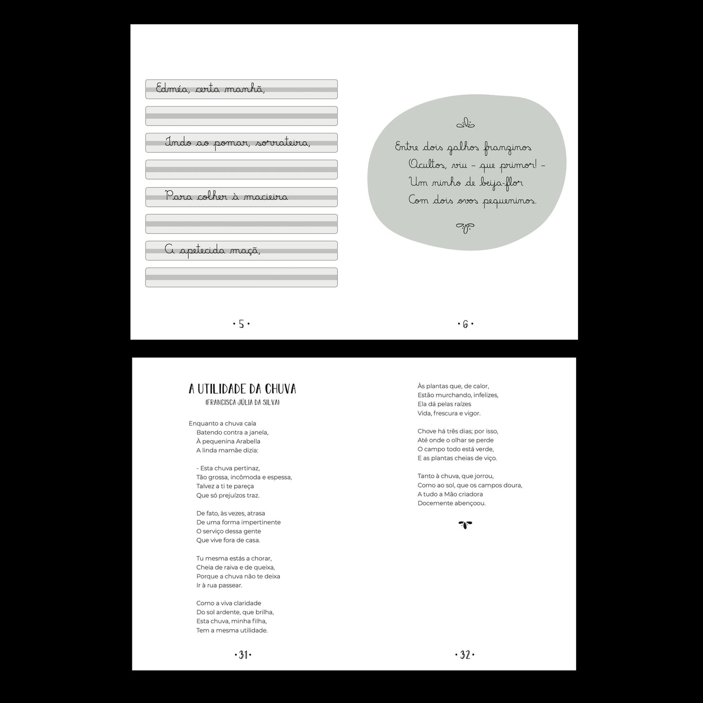 Caligrafia com poesia, em .pdf